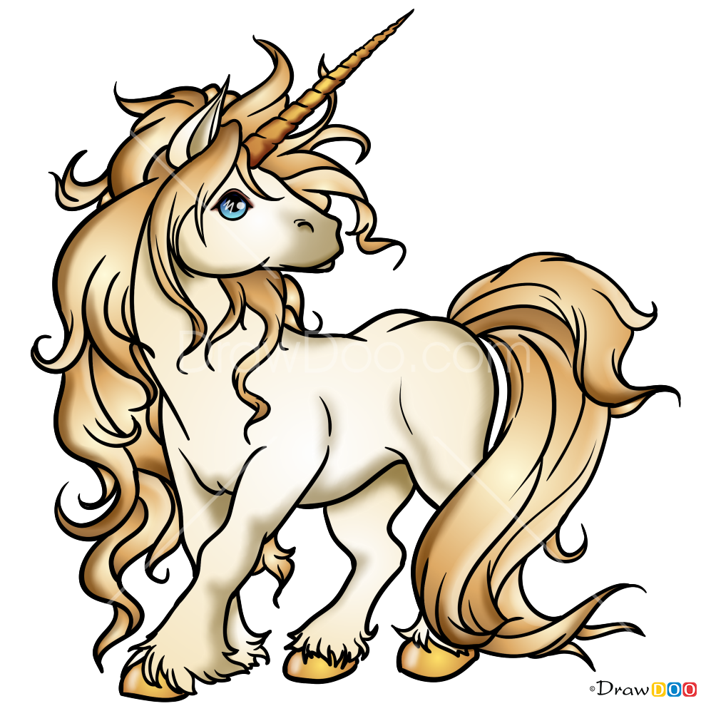 How To Draw Fantasy Unicorn Horses And Unicorns